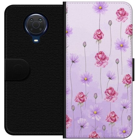 Yhteensopiva Lompakkokotelo Nokia G20 Petal Reverie Lilac Mist