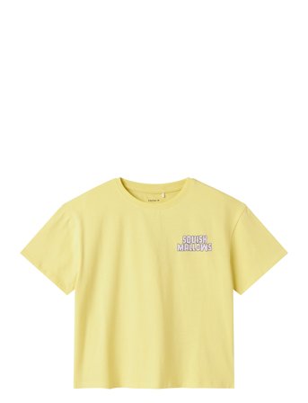 name it Nkfmuba Squishmallows Nreg Ss Top Vde - Yellow - 116