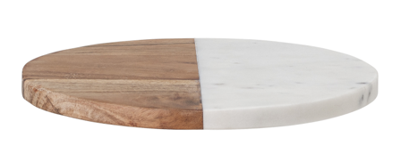 Bloomingville Gya Skjærebrett Marmor-Tre Ø25,5