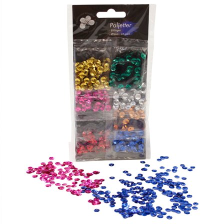 Paljetteja 8 Värissä