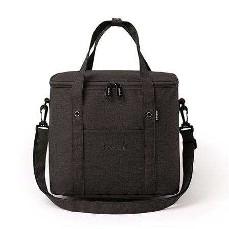 Isolerad lunchväska återanvändbar stor kylväska med axelrem camping picknickväska