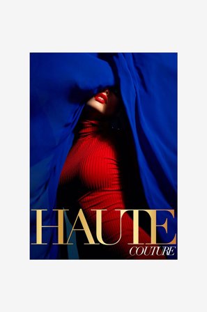 Malerifabrikken - Juliste Couture 5 - Harmaa - Julisteet - - Homeroom