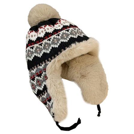 Lei Feng Lue Strikkelue SVART