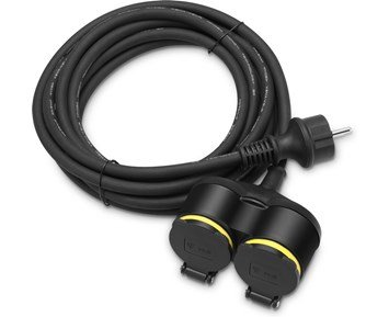 Andersson ECO 3.0 - Extension cord outdoor 2-way outlets 5M IP44 - Förlängningskabel med dubbla uttag, 5 meter