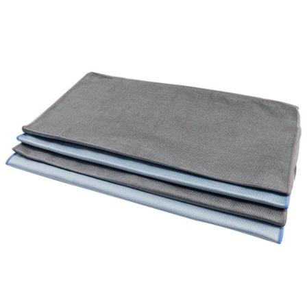 30x 30 cm fortykning av fire stykker mikrofiber striefri mikrofiber vindusklut