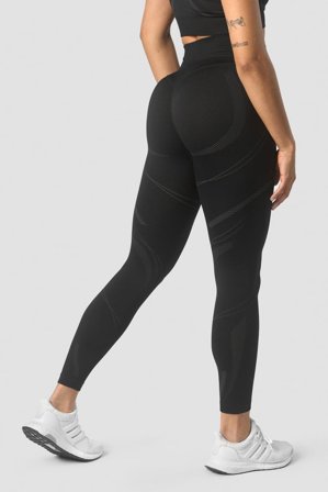 ICANIWILL - Ultra Seamless Tights Wmn Black - Träningstights - Dam - Träningskläder från ICIW