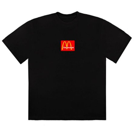Cactus Jack X Mcdo Sesamsvart T-shirt