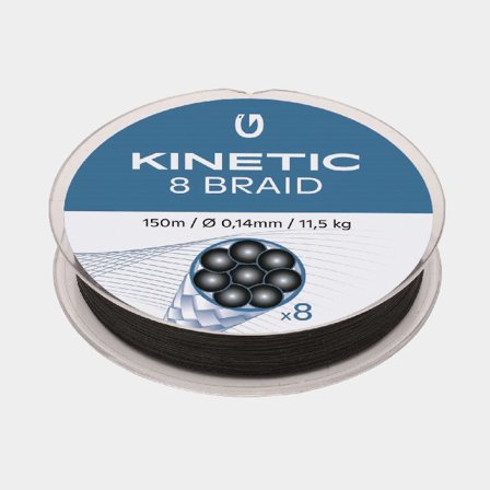 Kinetic Cyber Braid 8, 150m 0,14mm/11,5kg