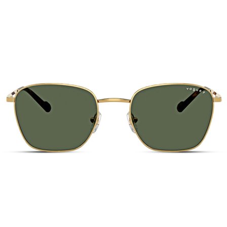 Lunettes de soleil polarisées hexagonales couleur vert & or | Vogue 0VO4322S pour hommes - Lunettes de soleil polarisantes - pour Hommes - Vogue