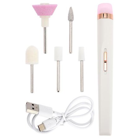Manikyr Pedikyr Sæt Elektrisk Neglefil Pen Børsteløs Negleboremaskine Neglefil Maskine Boremaskine Akryl Negle