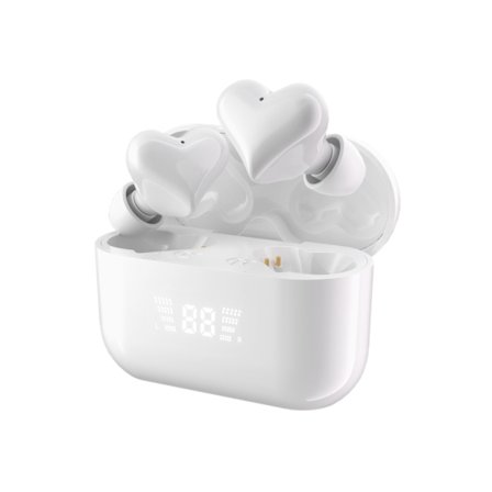 Hjärtformade Bluetooth-hörlurar Brusreducering Sport Trådlösa In-Ear Bluetooth-hörlurar