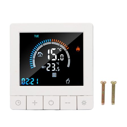 Smart termostat programmerbar LCD præcis kontrol smart vandvarmer termostat til hjemmekontor indkøbscenter AC90V‐240V WiFi-model
