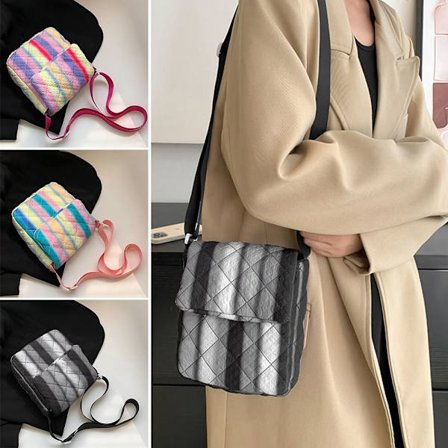 Mode vinter dun bomull vadderade axelväskor