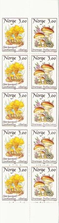 Norge 1989 - AFA 1010Cv + 1011Ch - Postfrisk hæfte