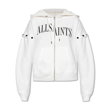 AllSaints Amphia hoodie Hvid, Dame