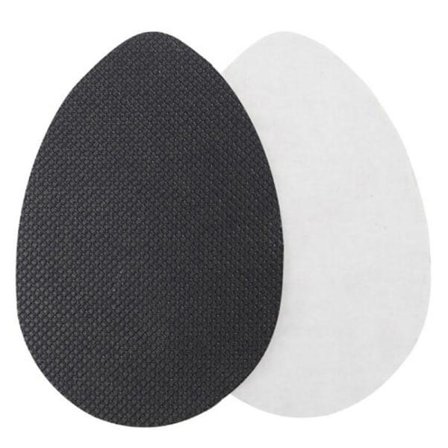 1 par Anti-Slip Sole Shoes Protector Pads Självhäftande klistermärke Black