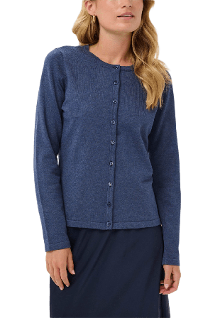 Saint Tropez MilaSZ Cardigan Tröjor Dam Lila XXL