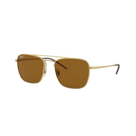 Ray-Ban -Aurinkolasit - Gold Rectangular - Ray-Ban RB3588 925083 5519