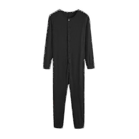 Herre Langermet Hel Jumpsuit Pyjamas Nattøy