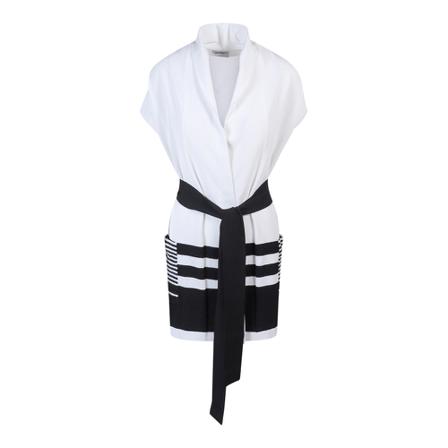 Salvatore Ferragamo, Knitwear 111350754120 Wit, Dames, Maat:L