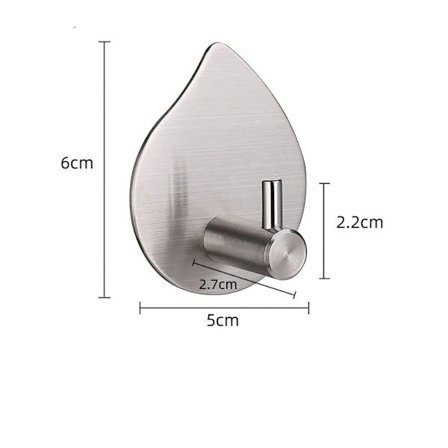 4 stk selvklæbende kroge Vægkroge 2 2