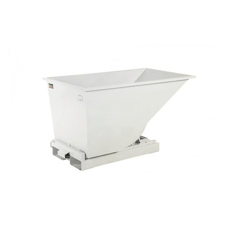 Tippcontainer, 600 liter, vit