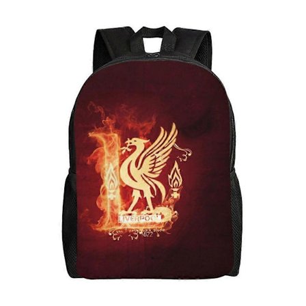 Liverpool Ryggsekk Tenåring Skolesekk Canvas Notebook Ryggsekk Unisex-hjka1977