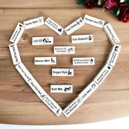 Block Tower Jenga-spel för par - Romantiskt Jenga-spel{yh}