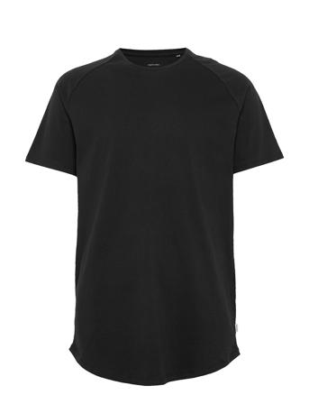 Jjecurved Tee Ss O-Neck T-shirts Short-sleeved Svart Jack & J S