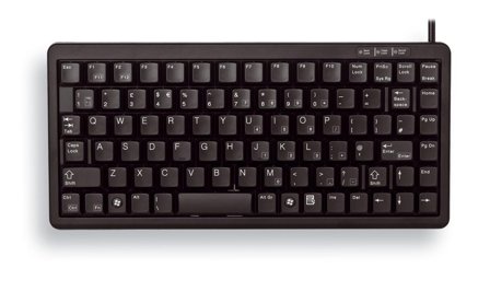 Cherry Compact-Keyboard G84-4100 - tastatur - Storbritannia - svart Inn-enhet
