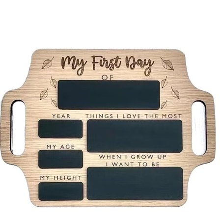 Første skoledag Tegn Elev Introducer bestyrelse Første dag af