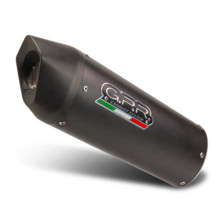 Slip-On G.P.R. Furore Evo4 Nero Mattschwarz - Husqvarna Vitpilen 401 2021-2023