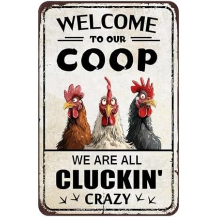 Kanan tarvikkeet Hauskat kanamerkit Kukko koristeet Kanatarvikkeet maalaistalon keittiöön Tervetuloa kanalaamme 30x20 cm