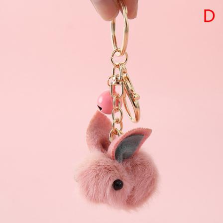 Cartoon Plysch Strawberry Keychain E Animal Pendant Keyring Bag