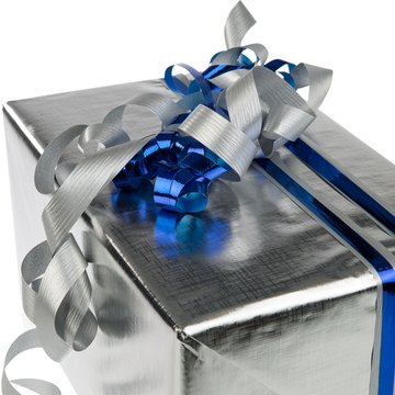 GAVEPAPIR METALLIC SØLV