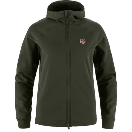 Fjällräven Expedition Fleece Hættetrøje S - female - Deep Forest - Fleece