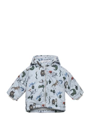 Nbmmax Jacket Lucas Fôret Jakke Multi/mønstret Name It