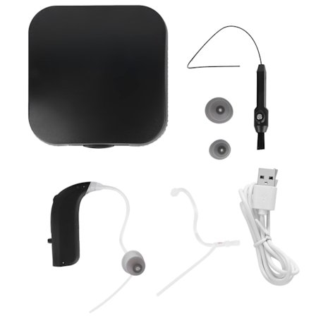 130B+ Bluetooth høreapparat forstærker hørehjælp øretelefon til seniorer voksne