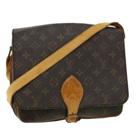 Louis Vuitton Vintage, Pre-owned Canvas louis-vuitton-bags Bruin, unisex, Maat:ONE Size