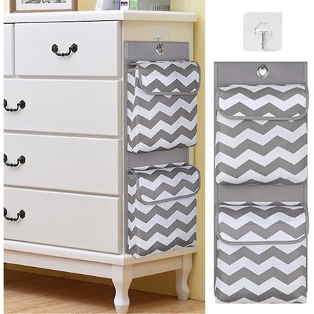 Yli oven ripustettava järjestäjä Vedenpitävä kylpyhuoneen säilytyspussi huulilla