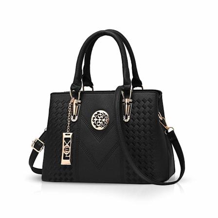 Naisten käsilaukut Muodikkaat yläkahvalaukut Eleganssi olkalaukut Naisille Klassiset käsilaukut Shopper Naisten crossbody-laukku Musta