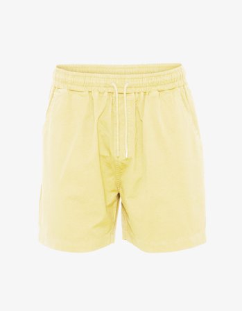 Organic Twill Shorts - Soft Yellow - XS