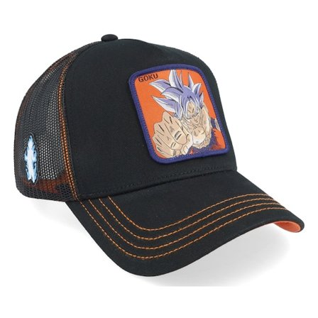 Capslab - Svart trucker Keps - Dragon Ball Goku Black Trucker @ Hatstore