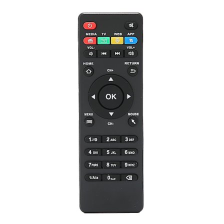 Iptv Media Player Universell Fjärrkontroll, Kompakt Design Slitstark Högkvalitativ Abs Ersättningsfjärrkontroll För Mxv/q7/q8/v88/v99 Android Tv Box