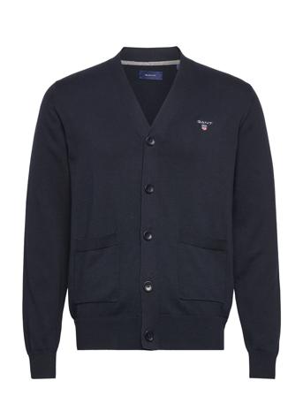 Classic Cotton V-Cardigan Navy GANT