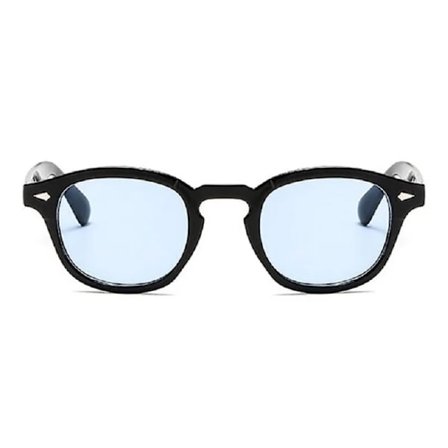 Fashion Vintage Johnny Depp Style Runde Solbriller Klar Tonede Linser Brand Design Party Show Solbriller Oculos De Sol