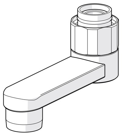Oras 211207 Juoksuputki 75 mm, Kylpyhuone