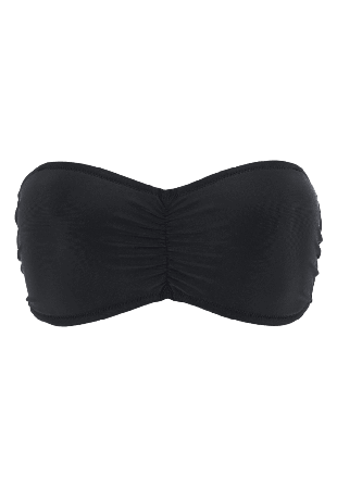 Swegmark Rio Bandeau Bikini-bh Med Vadderade Kupor Bikini Dam Svart 80d