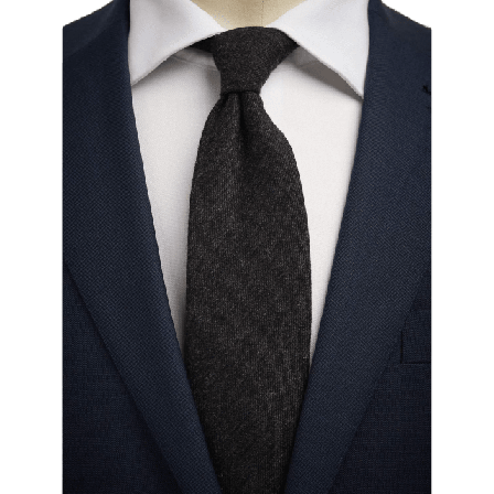 John Henric Cashmere Tie Accessoarer Herr Grå 7,5