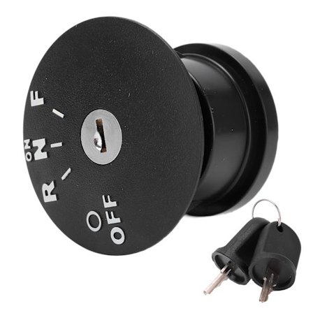 Club Car Tændingslås med 2 Nøgler 605637 Plastik Udskiftning til EZGO RXV 2008 og Nyere